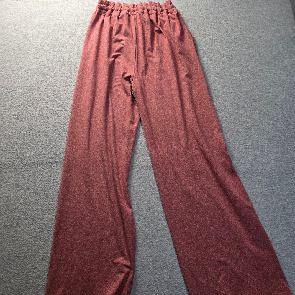 Lounge Pants Womens XL Dusty Rose Wide Leg Palazzo Sarin Mathews Casual NWT